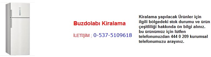buzdolabı kiralama